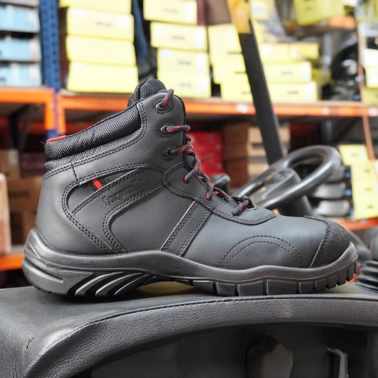 Bota New Bissau S3S Fibra Vidro PU SR ESD - 1  Par - FOR WALK (0114021)