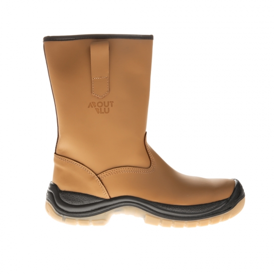 Bota Pele S3 Fibra Vidro PU SRC - ABOUT BLU