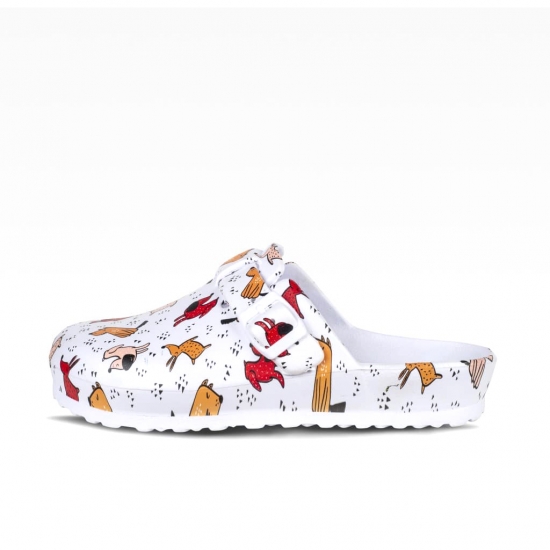 Soco Em EVA Fivela Ajustável Estampado Animal - 1  Unidade - WORKTEAM (0133015)