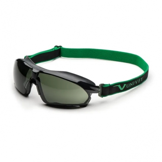 Óculos Panorâmico Policarbonato Verde antiembaciamento - PACK  5  Unidades - UNIVET (0302041)