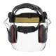 Viseira Policarbonato Incolor Com Auriculares SNR 31dB - JSP