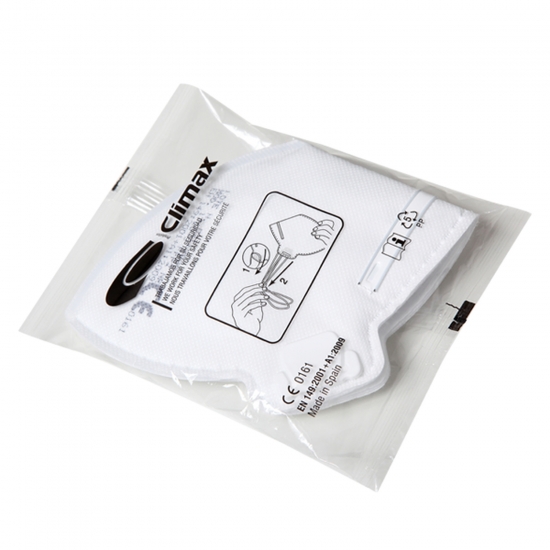 Máscara Descartável FFP2 Com Válvula - CLIMAX