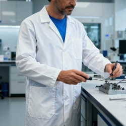 Bata Standard Manga Comprida 65% Poliéster / 35% Algodão 200g/m² - 1  Unidade - FOR WEAR (0601023)