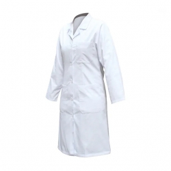 Bata Senhora Manga Comprida 65% Poliéster / 35% Algodão 200g/m² - 1  Unidade - FOR WEAR (0601028) Bata Senhora Manga Comprida 65% Poliéster / 35% Algodão 200g/m² - 1  Unidade - FOR WEAR (0601028)