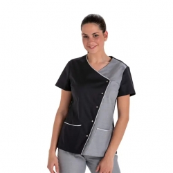 Túnica Senhora Manga Curta Bicolor 70% Algodão / 30% Poliéster - 1  Unidade