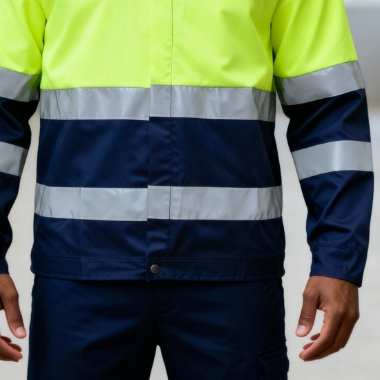 Blusão Alta Visibilidade Bicolor 65% Poliéster / 35% Algodão 200g/m² - 1  Unidade - FOR WEAR (0602014) Blusão Alta Visibilidade Bicolor 65% Poliéster / 35% Algodão 200g/m² - 1  Unidade - FOR WEAR (0602014)