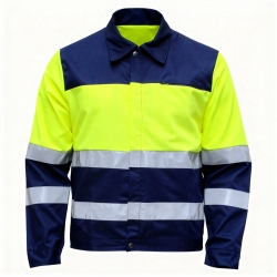 Blusão Alta Visibilidade Bicolor 65% Poliéster / 35% Algodão 200g/m² - 1  Unidade - FOR WEAR (0602014) Blusão Alta Visibilidade Bicolor 65% Poliéster / 35% Algodão 200g/m² - 1  Unidade - FOR WEAR (0602014)