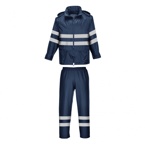 Fato Impermeável Nylon/ PVC Com Fitas Refletoras - 1  Unidade - FOR WEAR (0603035) Fato Impermeável Nylon/ PVC Com Fitas Refletoras - 1  Unidade - FOR WEAR (0603035)