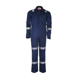 Fato Macaco Ignífugo E Antiestático Com Fitas Refletoras 260g/m² - 1  Unidade - FOR WEAR (0606058) Fato Macaco Ignífugo E Antiestático Com Fitas Refletoras 260g/m² - 1  Unidade - FOR WEAR (0606058)