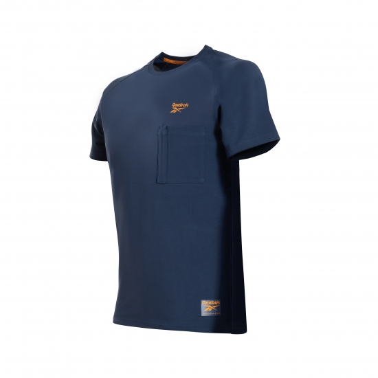 T-Shirt Manga Curta 93% Algodão/7% Elastano - REEBOK