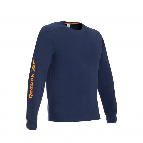 Sweat Gola Redonda 95% Algodão /5% Elastano - REEBOK