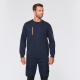 Sweat Bicolor Com Bolso Poliéster/Algodão 300Gr - 1  Unidade