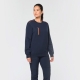 Sweat Bicolor Com Bolso Poliéster/Algodão 300Gr - 1  Unidade