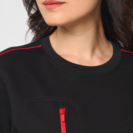 Sweat Bicolor Com Bolso Poliéster/Algodão 300Gr - 1  Unidade