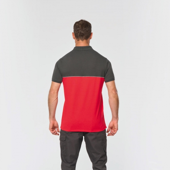 Polo Bicolor 60% Algodão/ 40% Poliéster - 1  Unidade