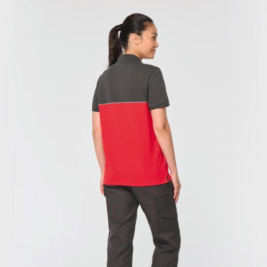 Polo Bicolor 60% Algodão/ 40% Poliéster - 1  Unidade