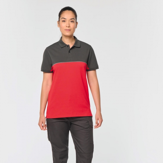 Polo Bicolor 60% Algodão/ 40% Poliéster - 1  Unidade