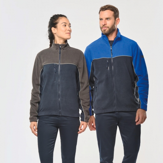 Casaco Polar Bicolor 100% Poliéster 280Gr - 1  Unidade