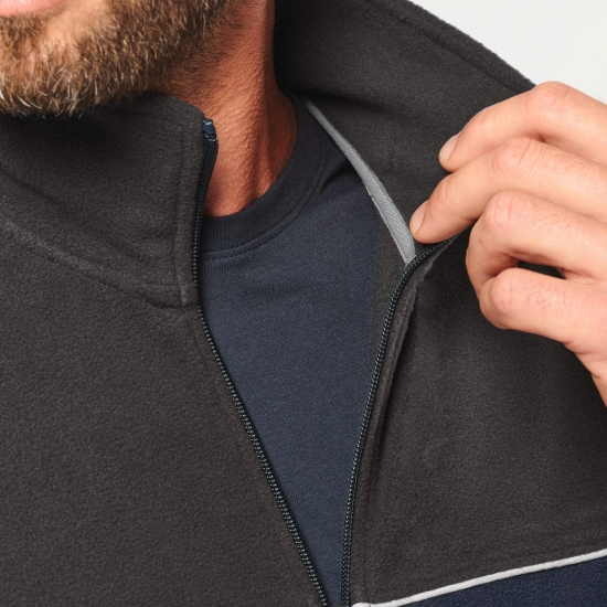 Casaco Polar Bicolor 100% Poliéster 280Gr - 1  Unidade