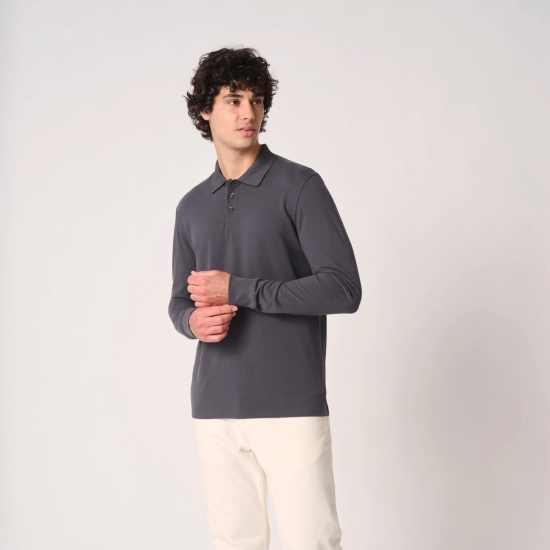 Polo Homem Manga Comprida 180Gr - 1  Unidade