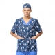 Bandana Poliéster/Elastano Estampado Médico - 1  Unidade - WORKTEAM (0608077)