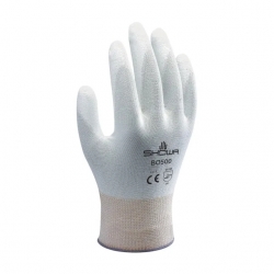 Luva Nylon Revestimento Poliuretano Branco - SHOWA