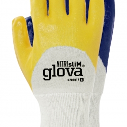 Luva Interlock Revestimento Nitrilo Fino - 1  Par - GLOVA (0701017)