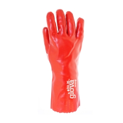 Luva PVC Vermelho 35 Cm - 1  Par - GLOVA (0701020)
