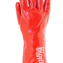 Luva PVC Vermelho 35 Cm - 1  Par - GLOVA (0701020)