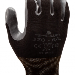 Luva Nylon Revestimento Nitrilo Preto - SHOWA Luva Nylon Revestimento Nitrilo Preto - SHOWA