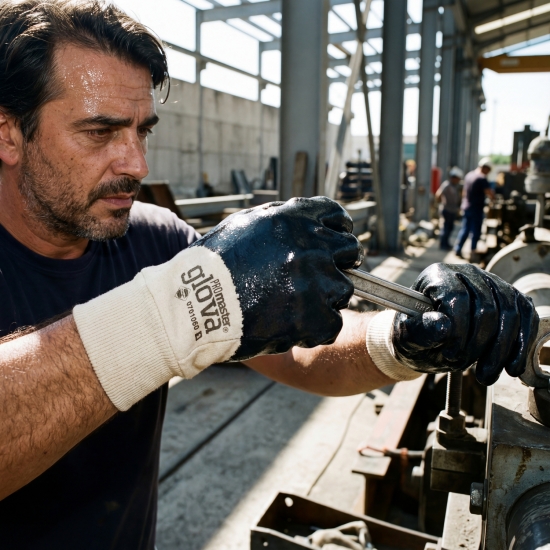 Luva Jersey Revestida Nitrilo - 1  Par - GLOVA (0701060)