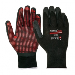 Luva Nylon/Lycra Revestimento Nitrilo Foam E Pontos Nitrilo Palma - JUBA Luva Nylon/Lycra Revestimento Nitrilo Foam E Pontos Nitrilo Palma - JUBA