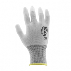Luva Nylon Revestimento PU Na Ponta Dos Dedos - GLOVA Luva Nylon Revestimento PU Na Ponta Dos Dedos - GLOVA