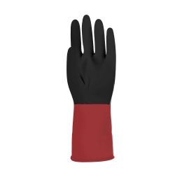 Luva Flocada Revestimento 100% Látex 30cm - 1  Par - 4 GASA (0702002) Luva Flocada Revestimento 100% Látex 30cm - 1  Par - 4 GASA (0702002)