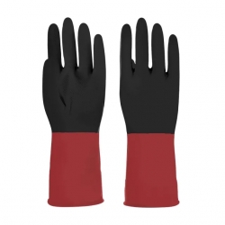 Luva Flocada Revestimento 100% Látex 30cm - 1  Par - 4 GASA (0702002) Luva Flocada Revestimento 100% Látex 30cm - 1  Par - 4 GASA (0702002)