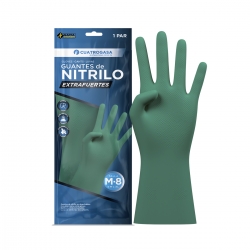 Luva Algodão Revestimento Nitrilo Verde 33cm - 1  Par - 4 GASA (0702004) Luva Algodão Revestimento Nitrilo Verde 33cm - 1  Par - 4 GASA (0702004)