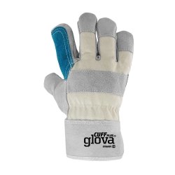 Luva Tipo Americano Crute Bovino Com Reforço - GLOVA Luva Tipo Americano Crute Bovino Com Reforço - GLOVA