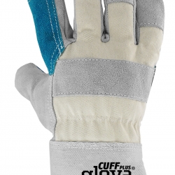 Luva Tipo Americano Crute Bovino Com Reforço - 1  Par - GLOVA (0706001) Luva Tipo Americano Crute Bovino Com Reforço - 1  Par - GLOVA (0706001)