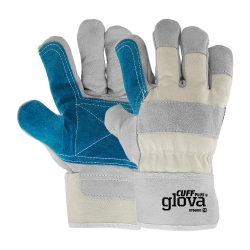 Luva Tipo Americano Crute Bovino Com Reforço - GLOVA Luva Tipo Americano Crute Bovino Com Reforço - GLOVA