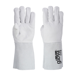 Luva Soldador Mista Cabra Cinzenta 35cm - GLOVA Luva Soldador Mista Cabra Cinzenta 35cm - GLOVA