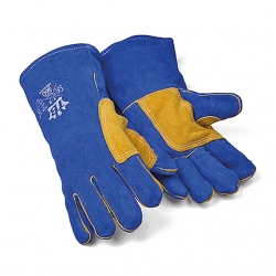 Luva Soldador Crute Azul Kevlar Forro 35cm - PACK  5  Pares - TOMAS BODERO (0707002) Luva Soldador Crute Azul Kevlar Forro 35cm - PACK  5  Pares - TOMAS BODERO (0707002)