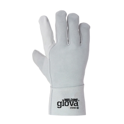 Luva Soldador Mista Bovino Cinzenta 27cm - GLOVA Luva Soldador Mista Bovino Cinzenta 27cm - GLOVA