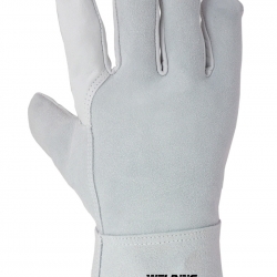 Luva Soldador Mista Bovino Cinzenta 27cm - 1  Par - GLOVA (0707005) Luva Soldador Mista Bovino Cinzenta 27cm - 1  Par - GLOVA (0707005)