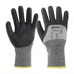 Luva Anti-Corte Nylon/Fibra Vidro Revestimento 3/4 PU/Nitrilo Foam - 1  Par - GLOVA (0713042) Luva Anti-Corte Nylon/Fibra Vidro Revestimento 3/4 PU/Nitrilo Foam - 1  Par - GLOVA (0713042)