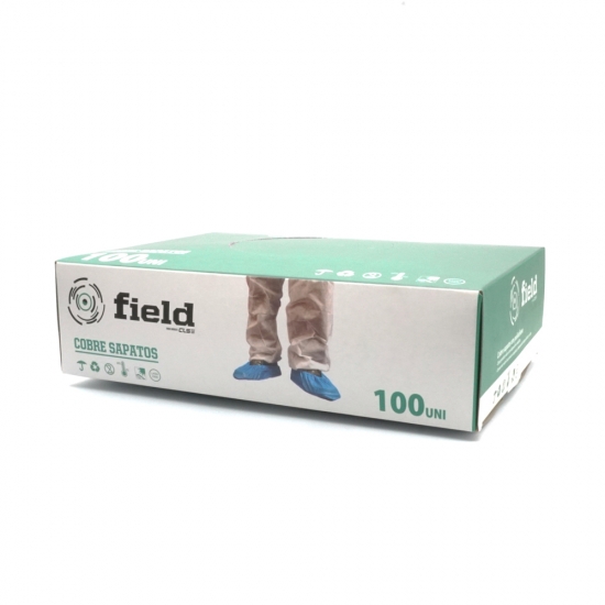 Embalagem 100 Cobre Sapatos Em Polietileno - 1  Unidade - FIELD (0804002.1)