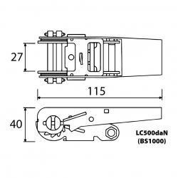 Roquete Com Cinta Sem Fim 25mm 6m - 1  Unidade - FIELD (0905003) Roquete Com Cinta Sem Fim 25mm 6m - 1  Unidade - FIELD (0905003)