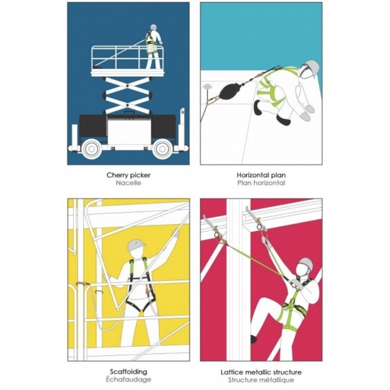 Antiqueda Auto Retrátil De 2mt - 1  Unidade - KRATOS (0907015)