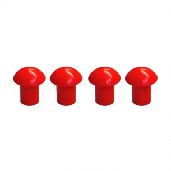 Cogumelo De Proteção Em Plástico Vermelho - 1  Unidade - FIELD (1105001)