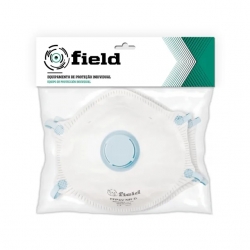 Blister 2 Máscaras FFP1 Com Válvula - 1  Unidade - FIELD (1304009) Blister 2 Máscaras FFP1 Com Válvula - 1  Unidade - FIELD (1304009)