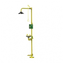 Duche E Lava-Olhos Recolhedor Inox Com Pedal - 1  Unidade - CARLOS ARBOLES (1308001) Duche E Lava-Olhos Recolhedor Inox Com Pedal - 1  Unidade - CARLOS ARBOLES (1308001)